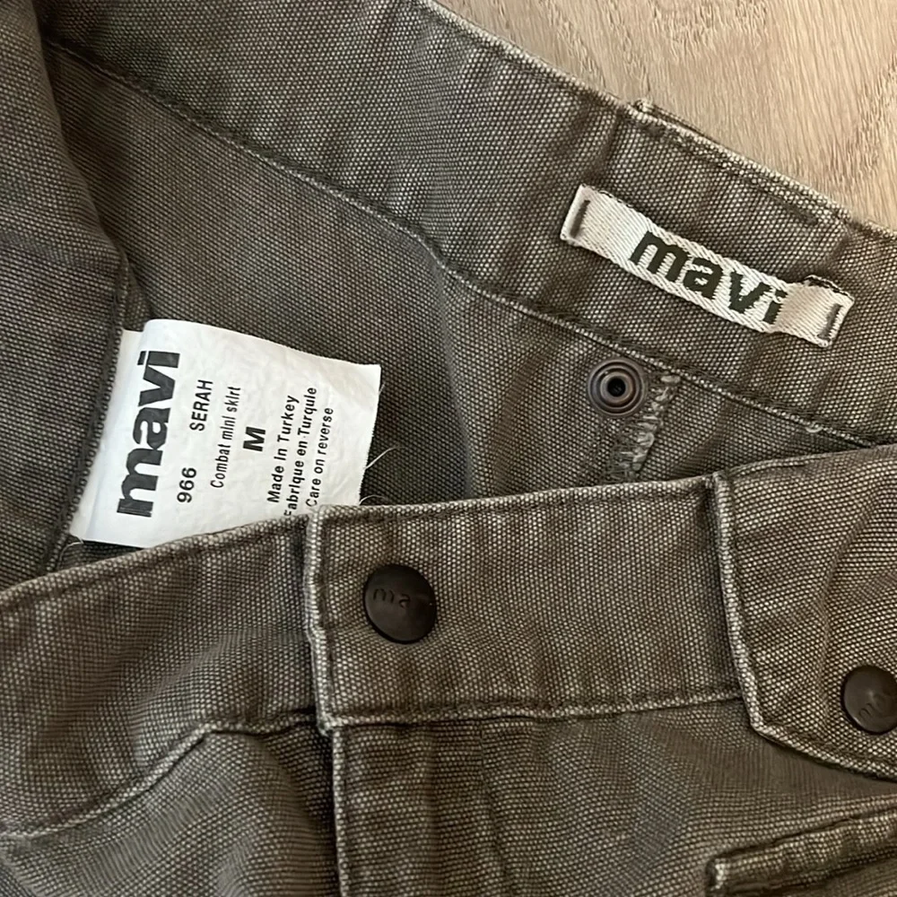 Mavi Serah Y2K 100% Cotton Combat Mini Skirt. Size M - Picture 3 of 3
